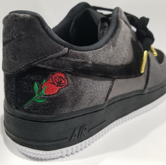 Nike Other - SOLD Black Velvet Rose Air Force One